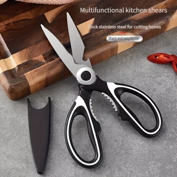586a5854-27c4-457f-beb8-3405efec5c9d_800x800.jpeg 1 Durable Stainless Steel Kitchen Scissors, Multi-Functional Food Scissors for Fish, BBQ, and Bone Cutting