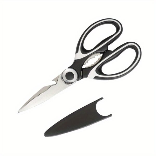 70d6e73a-b10e-4bb8-b8b2-76330fb268cc_800x800.jpeg 1 Durable Stainless Steel Kitchen Scissors, Multi-Functional Food Scissors for Fish, BBQ, and Bone Cutting