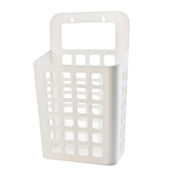 Hanging Dirty Laundry Basket Storage Baskets Holder Organizer Bin Lid Wall Mount Draining Holes Kids Bedroom Living Room