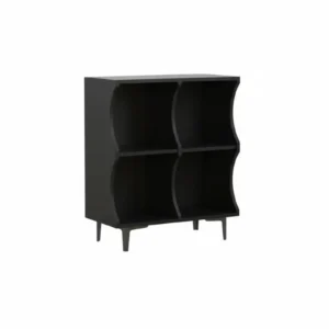 Configurable Wave-Top Cabinet Wavy Shape Storage Shelf Unrestricted Combination Stackable Design for Homeowners, Bedroom