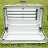 Ultra-light Aluminum Alloy Outdoor Folding Table Camping Picnic Portable Barbecue Table Night Market Stall Small Table