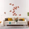 10Pcs 4.72 In Monarch Butterfly Decoration Stickers Fakes Butterflies For Crafts Artificial Wall 3D Home Décor