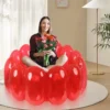 CHCH Inflatable Sofa Seat Furniture For Home, Yard, Patio, Jelly Inflatable Chair, Jelly Collection, Portable Blow Up Couch
