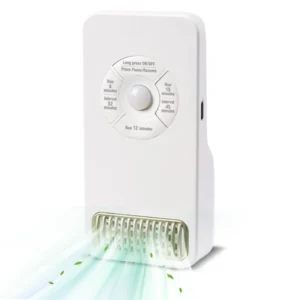 Portable Ozone Air Purifier Ionizer Wall Mounted 3 Modes Timer Body Sensor Eliminate Odor Germ Fridge Deodorizer Home Room