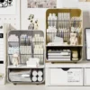 Students' Large-capacity Oblique Pen Holder Desk Stationery Storage Box School Office Desk Sundry Storage Rack Desk Storage Box