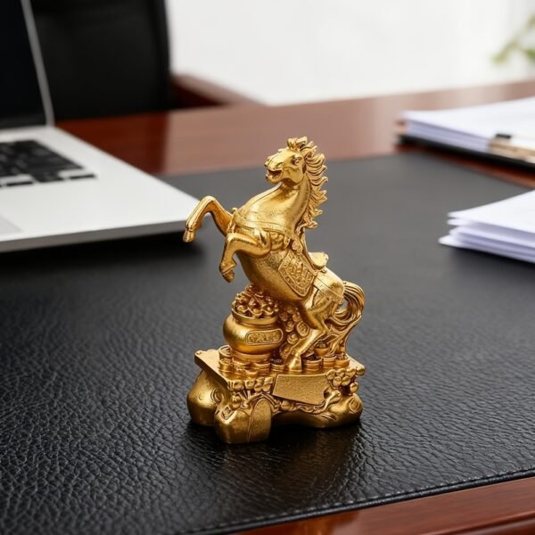 Horse Sculpture Feng Shui Decor Symbol of Strength and Prosperity