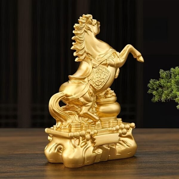 Horse Sculpture Feng Shui Decor Symbol of Strength and Prosperity